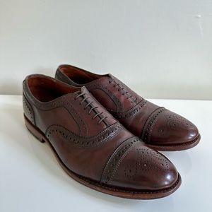 Allen Edmonds "Strand" Men's Leather Cap-Toe Oxfords 11 D Mahogany USA